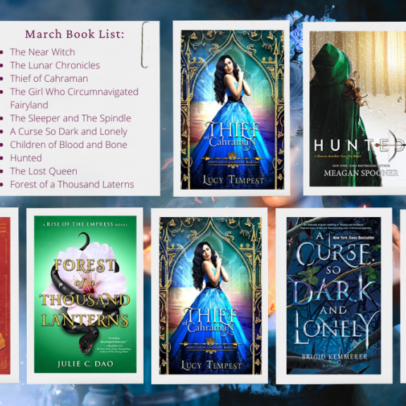 Discover 10 Modern Fairy Tales - March Reading Challenge with list of books