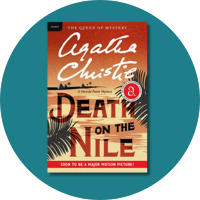Agatha Christie Death on the Nile Book Cover