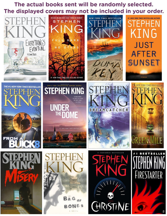 FIVE-PACK Bundle of randomly selected Stephen King books