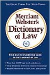 Dictionary of Law 1st (first) edition Text Only