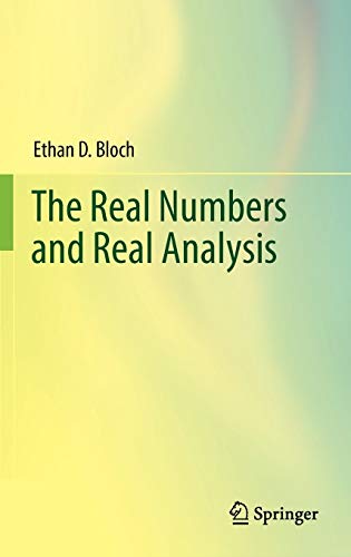 The Real Numbers and Real Analysis