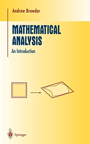 Mathematical Analysis: An Introduction (Undergraduate Texts in Mathematics)