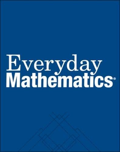 Everyday Mathematics, Grade K, Student Materials Set (Includes Activity Sheets, Home Links, and Mathematics at Home Books 1, 2, & 3)