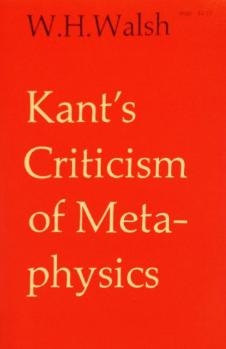 Kant's Criticism of Metaphysics