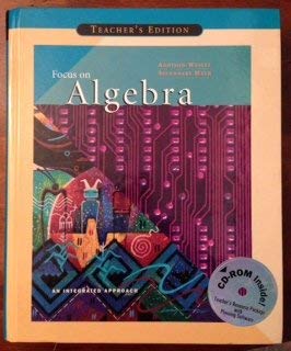 Focus on Algebra / with Teacher's Resource Planner CD-ROM (AWSM Addison-Wesley Secondary Math)