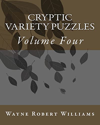 Cryptic Variety Puzzles Volume 4