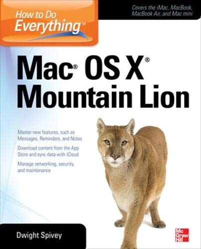 How to Do Everything Mac Os X Mountain Lion
