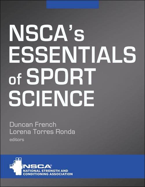 NSCA's Essentials of Sport Science