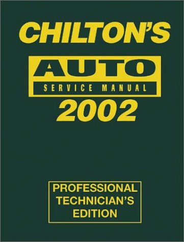 Auto Service Manual, 1998-2002 - Annual Edition (Chilton Service Manuals)