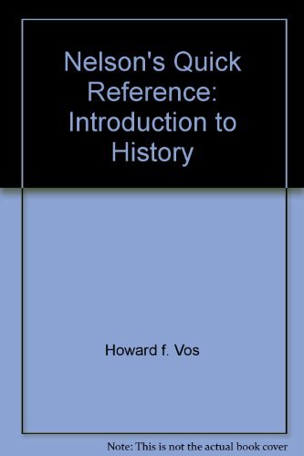 Introduction to Church History (Nelson's Quick Reference)
