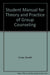 Student Manual for Theory and Practice of Group Counseling