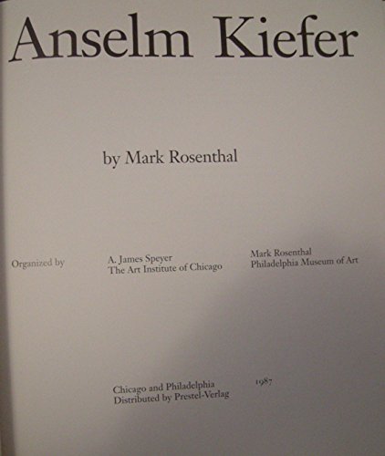 Anselm Kiefer (Trade edition)