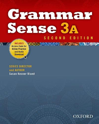 Grammar Sense 3A Student Book with Online Practice Access Code Card