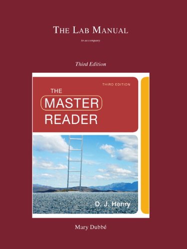 Lab Manual for The Master Reader