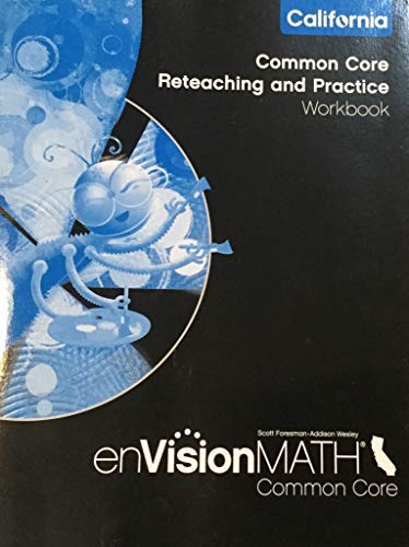 EnVision Math CA Common Core Reteaching and Practice Workbook Grade 1 Elementary