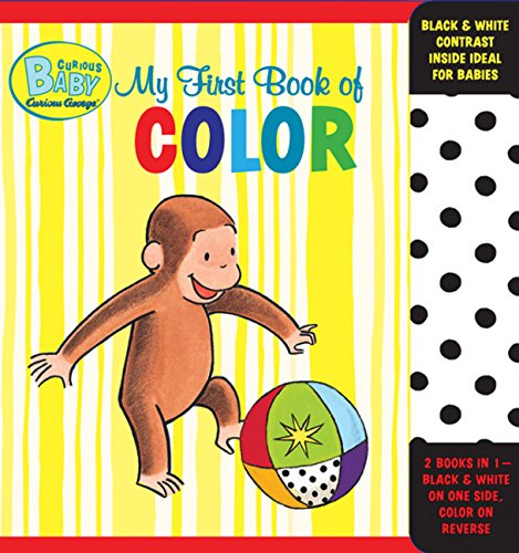 Curious Baby My First Book of Color (Curious George Accordion-Fold Board Book) (Curious Baby Curious George)