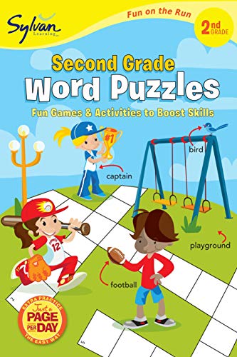 2nd Grade Word Puzzles (Sylvan Fun on the Run Series) (Sylvan Fun on the Run Series, Language Arts)