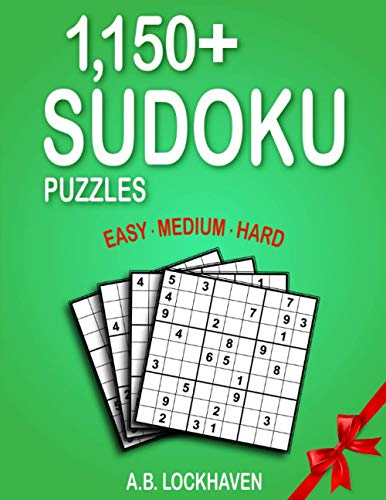 1,150+ Sudoku Puzzles: Easy, Medium, Hard (Coloring and Activity Books)
