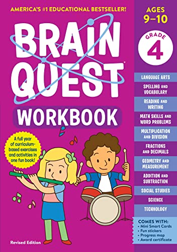 Brain Quest Workbook: 4th Grade Revised Edition (Brain Quest Workbooks)