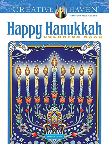 Creative Haven Happy Hanukkah Coloring Book (Creative Haven Coloring Books)