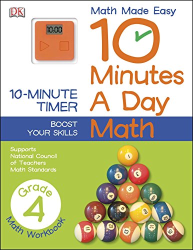 10 Minutes a Day: Math, Fourth Grade