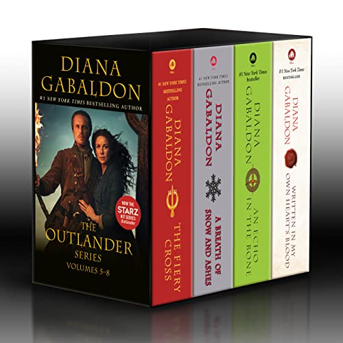 Outlander Volumes 5-8 (4-Book Boxed Set): The Fiery Cross, A Breath of Snow and Ashes, An Echo in the Bone, Written in My Own Heart's Blood (Outlander, 5-8)