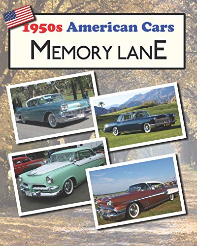 1950s American Cars Memory Lane: Large print picture book for dementia patients