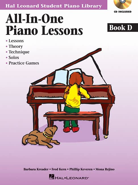 All-in-One Piano Lessons Book D