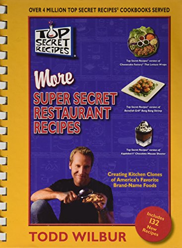 Top Secret Recipes More Super Secret Restaurant Recipes by Todd Wilbur (2009) Plastic Comb