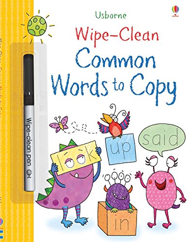 Wipe-Clean Common Words To Copy