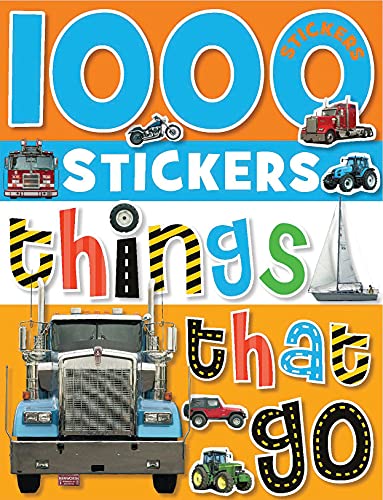 1000 Stickers: Things That Go