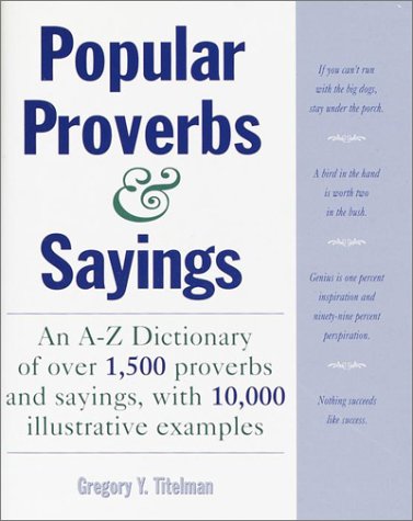 Popular Proverbs & Sayings