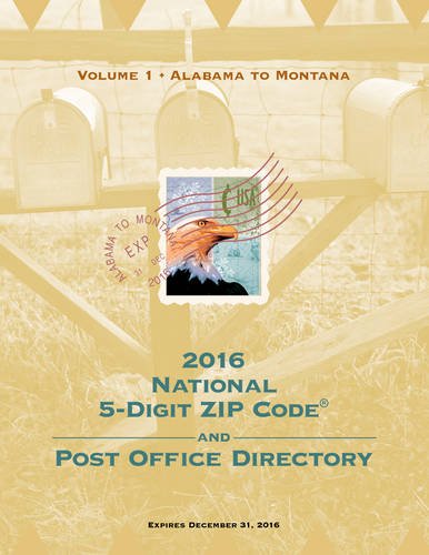 2016 National 5-Digit Zip Code and Post Office Directory