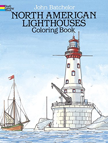 North American Lighthouses Coloring Book (Dover American History Coloring Books)