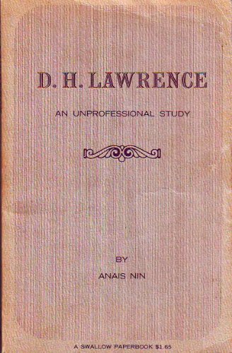 D.H. Lawrence ...Un Unprofessional Study
