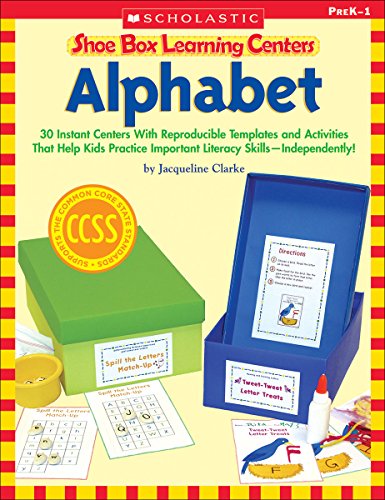 Scholastic Teaching Resources SC-546871 Shoe Box Learning Centers Alphabet
