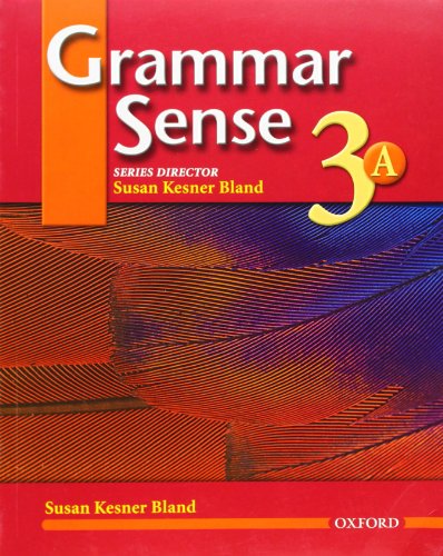 Grammar Sense 3: Student Book 3 Volume A