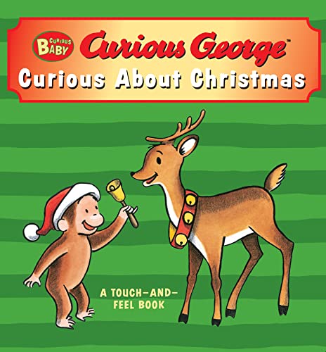 Curious Baby Curious about Christmas (Curious George touch-and-feel board book) (Curious Baby Curious George)