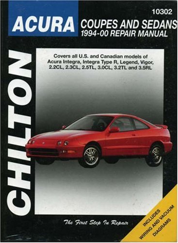 Acura Coupes and Sedans, 1994-00 (Chilton Total Car Care Series Manuals)