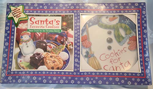 Santa's Favorite Cookies book and plate boxed set