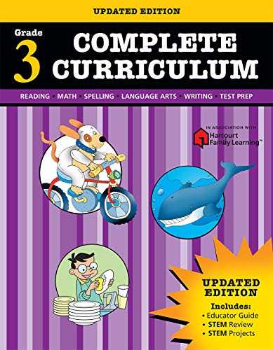 Complete Curriculum: Grade 3 (Flash Kids Harcourt Family Learning)