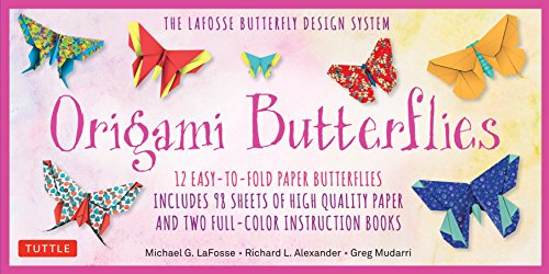 Origami Butterflies Kit: The LaFosse Butterfly Design System - Kit Includes 2 Origami Books, 12 Projects, 98 Origami Papers: Great for Both Kids and Adults