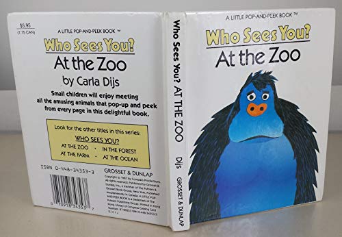 Who Sees You At Zoo (Little Pop-And-Peek Book)