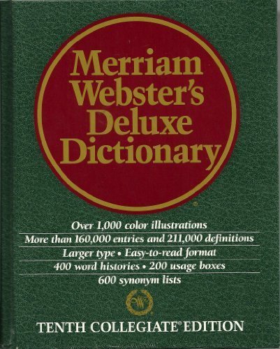 Dic Merriam Websters Deluxe Dictionary