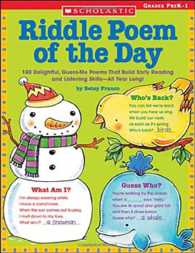 Riddle Poem Of The Day: 180 Guess-me Poems To Build Phonemic Awareness